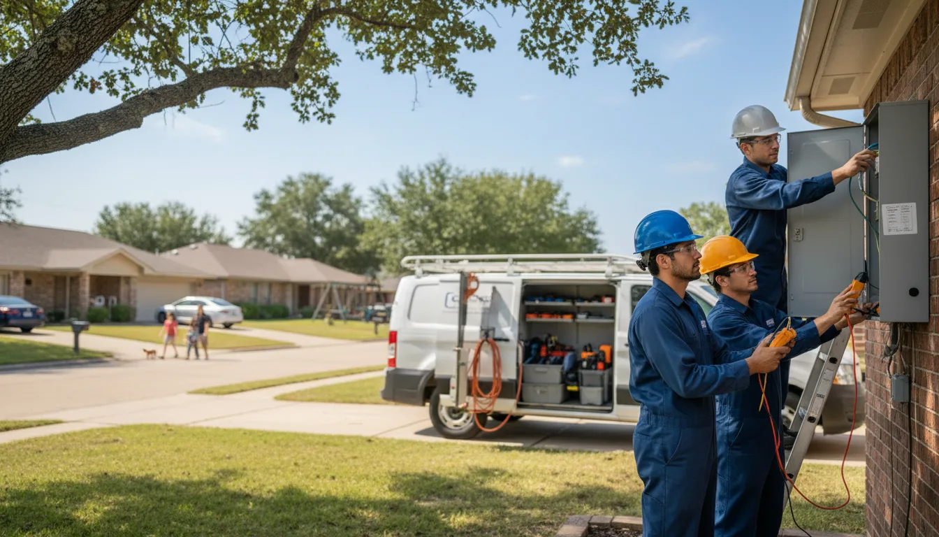 Certified electrician providing emergency electrical services in Baylis, IL